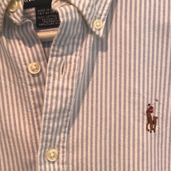 Ralph Lauren Sport Long Sleeve Button Down Size 8 - Picture 3 of 4